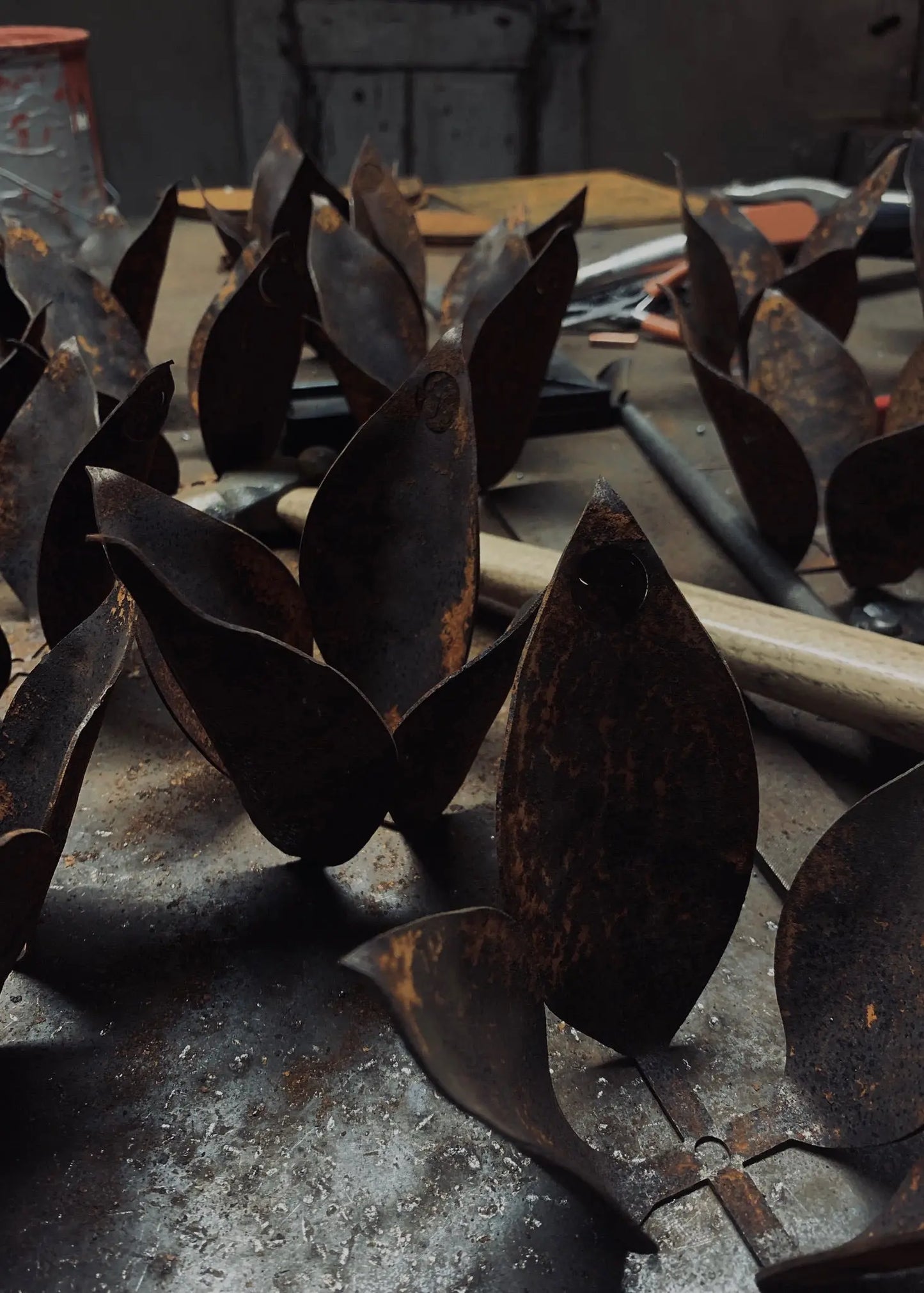 Process candle holder TULIP